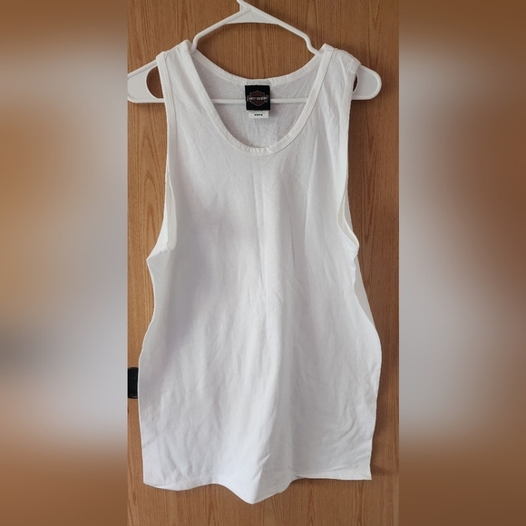 Harley-Davidson Other - Harley-Davidson White Relaxed Sleeveless Tank Top 100% Cotton